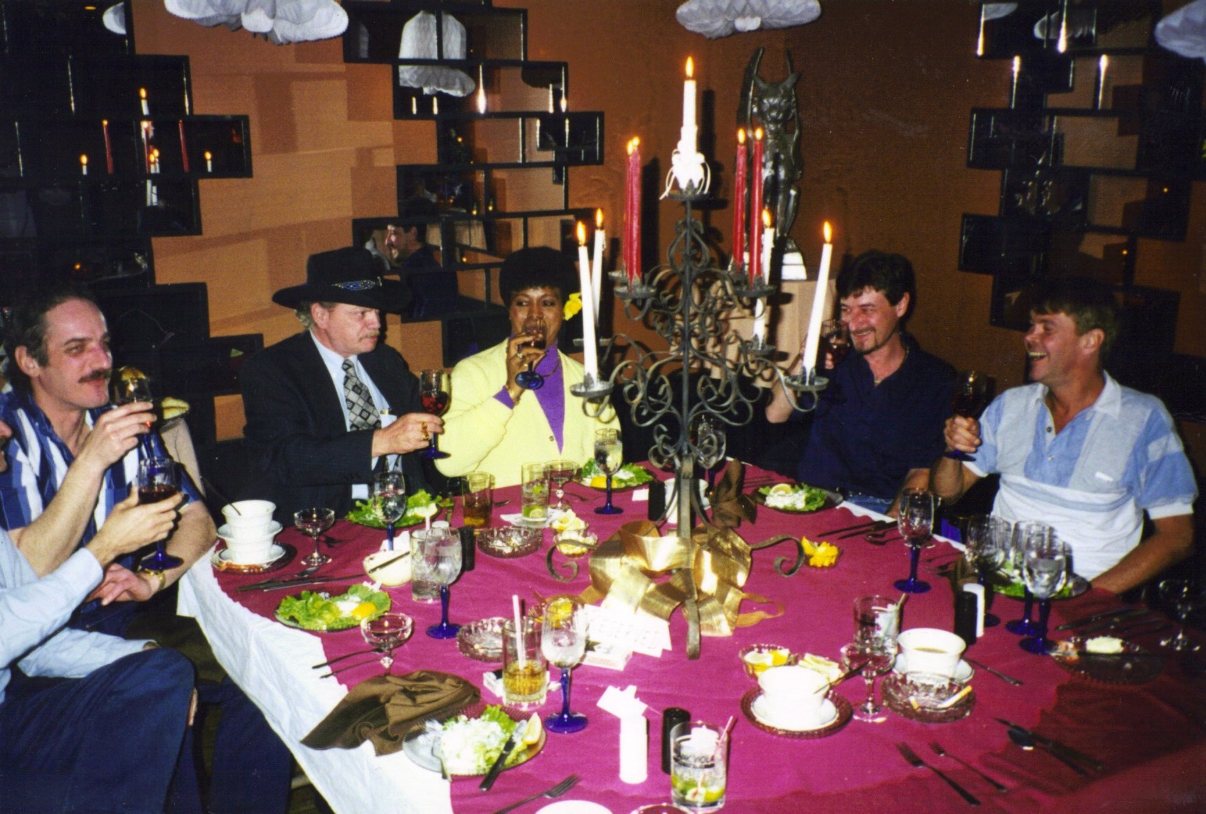 Josie and Wayne's anniversary party at the 1100 Club, 1995.