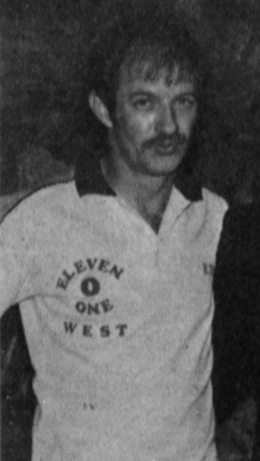 Andy, co-owner of 1101 West / (In Step vol 1 issue 10- June 1984)