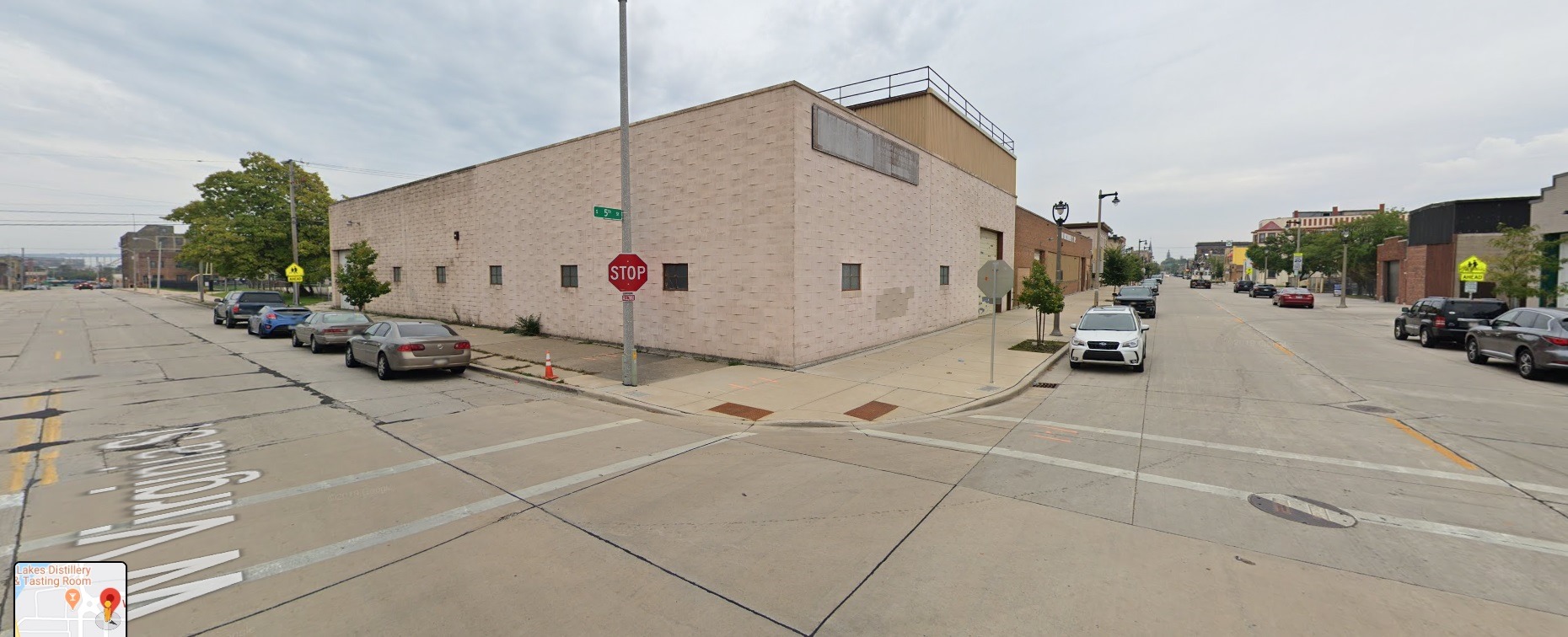 The site in 2020, after the original building was replaced.