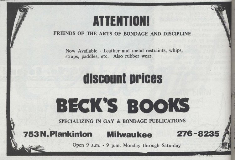 Advetisement, October 1975 / GPU News, pg. 7, vol. 5 no. 1 /