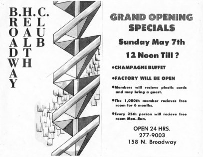 Opening advertisement, / May 5, 1978