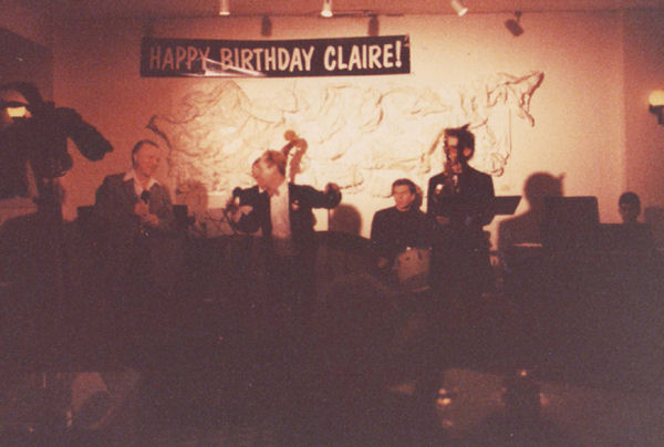 The John Schneider Orchestra, the house band, around 1989