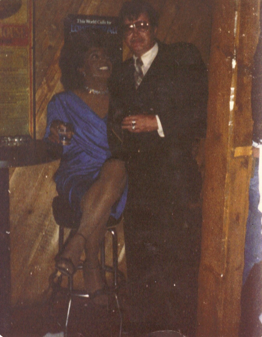 Josie Carter (left) and Wayne inside Castaways.