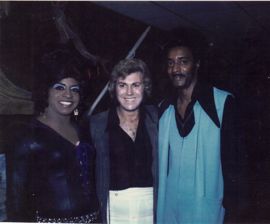 Josie Carter (left) inside The Stud Club.
