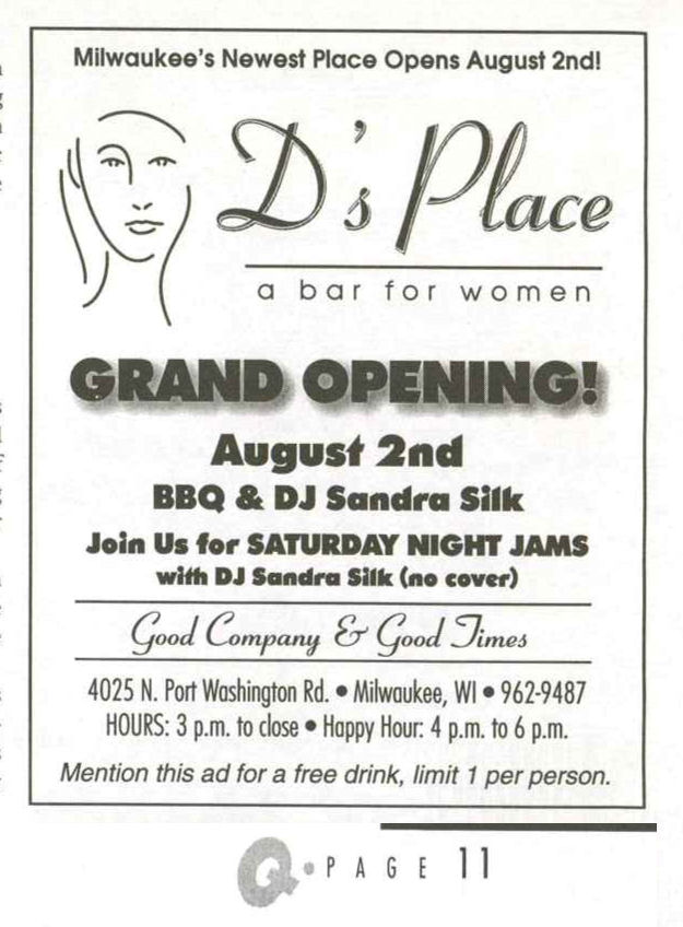 Grand opening advertisement, August 1997.