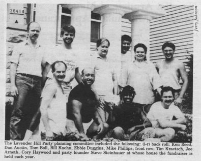 1989 Lavender Hill event summary article / (Wisconsin Light, volume 2 no. 17)