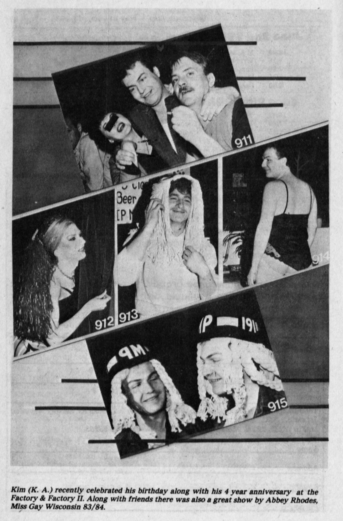 DJ Kim at the Factory II, 1984