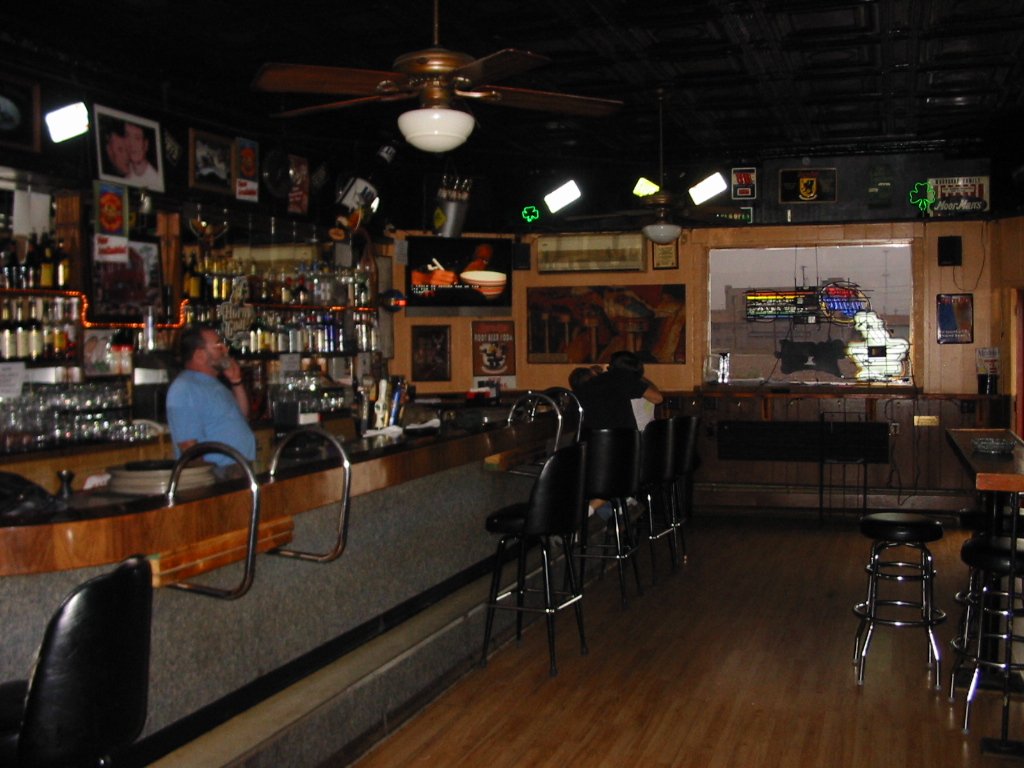 Interior of the bar, 2009.