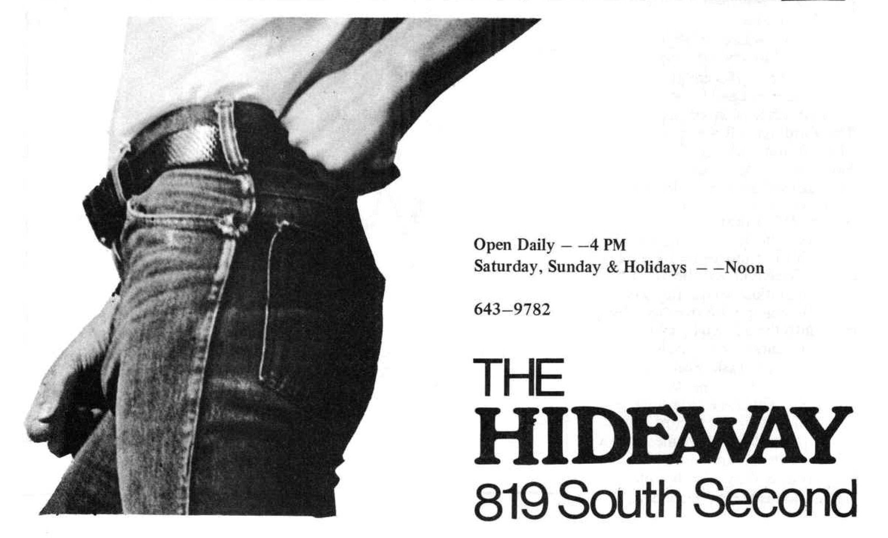 Advertisement that ran monthly from August to December 1976
