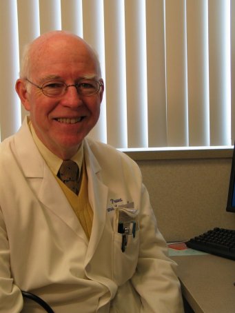 "I never planned on becoming an HIV specialist. But there was a tremendous need for treatment of AIDS patients in the beginning and there were very few physicians who were doing it." A hematologist and internal medicine physician, James Lacey, M.D., was providing care for people with hemophilia in Green Bay at the onset of the AIDS epidemic. His first AIDS patient was a gay male in his late twenties. "He was very sick. At that time we were truly grasping for any information we could find to guide us in treatment. The helplessness of the situation was so frustrating." Lacey made a career commitment to HIV care and treatment. Because of the enormous difficulties that people living with HIV and AIDS encounter, he sustained a deep commitment to his patients, supporting them in every way possible. "With AIDS, support systems are as important as the physician. Other people make up so much of the care that patients need." Lacey is thankful for the scientific progress that has made HIV treatment more successful. He acknowledges that adherence to drug regimens is difficult for many patients and he is realistic about the future. "This disease is going to be difficult for a long time to come."