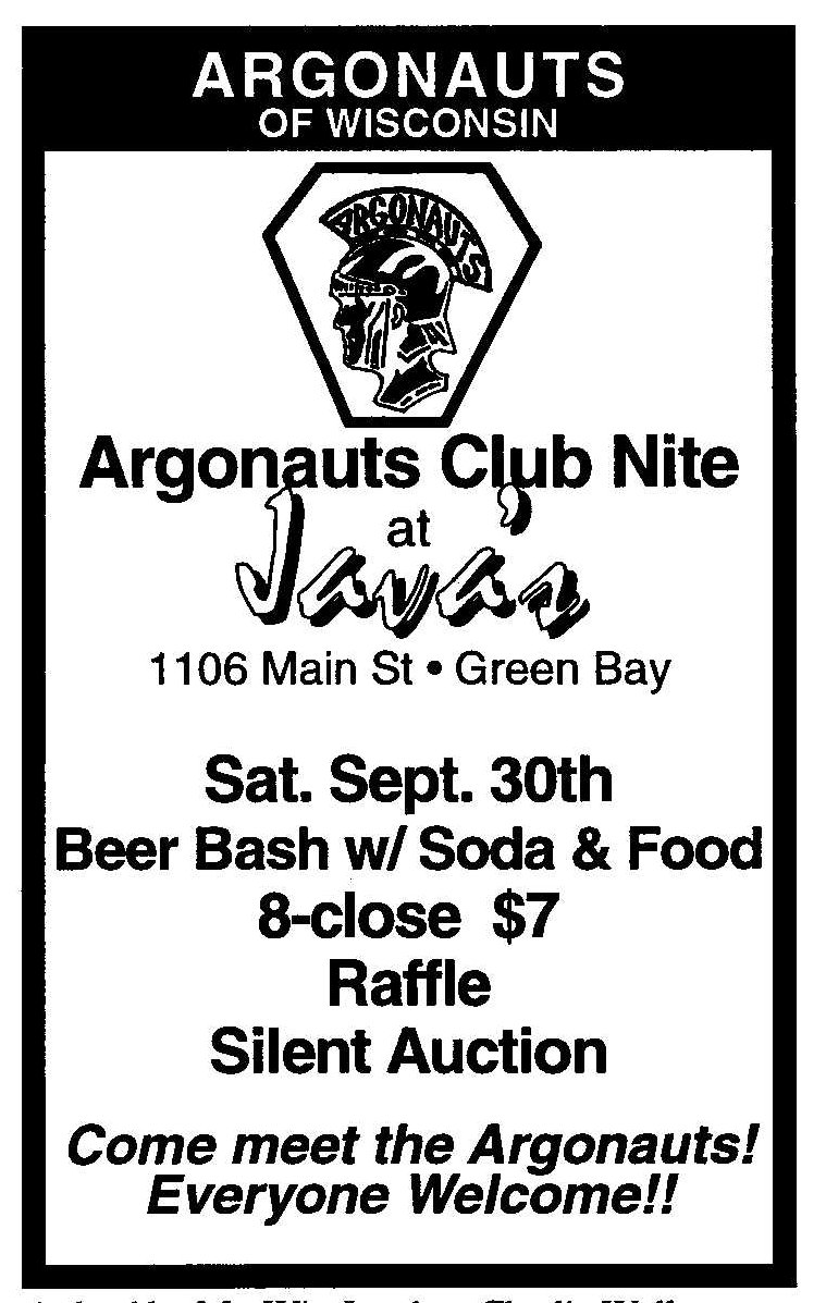 Advertisement for Cabaret Night / (Quest vol 3 #5, April 1996) / /