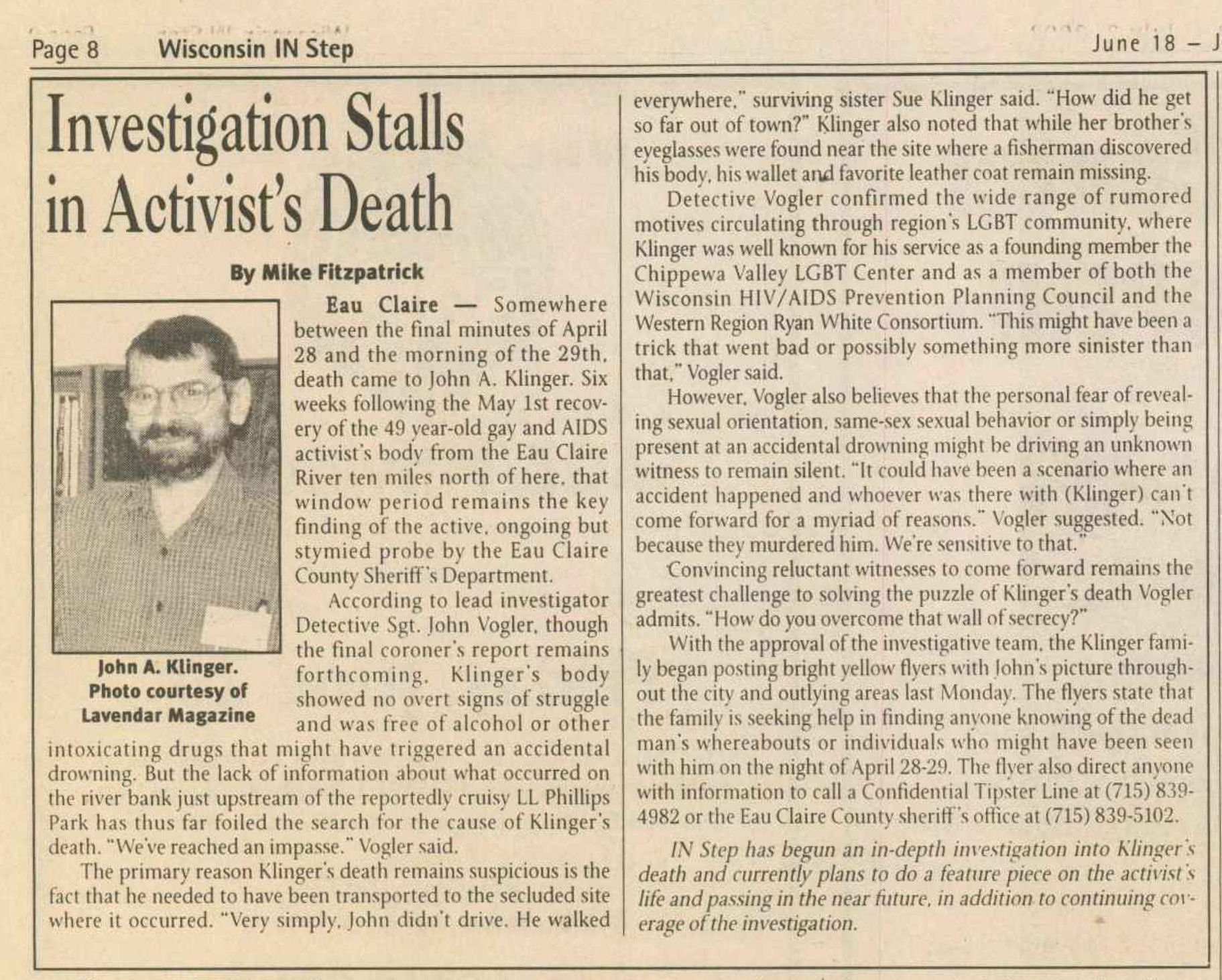 John A. Klinger