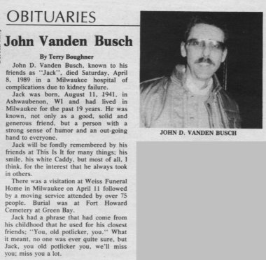 John D. Vanden Busch