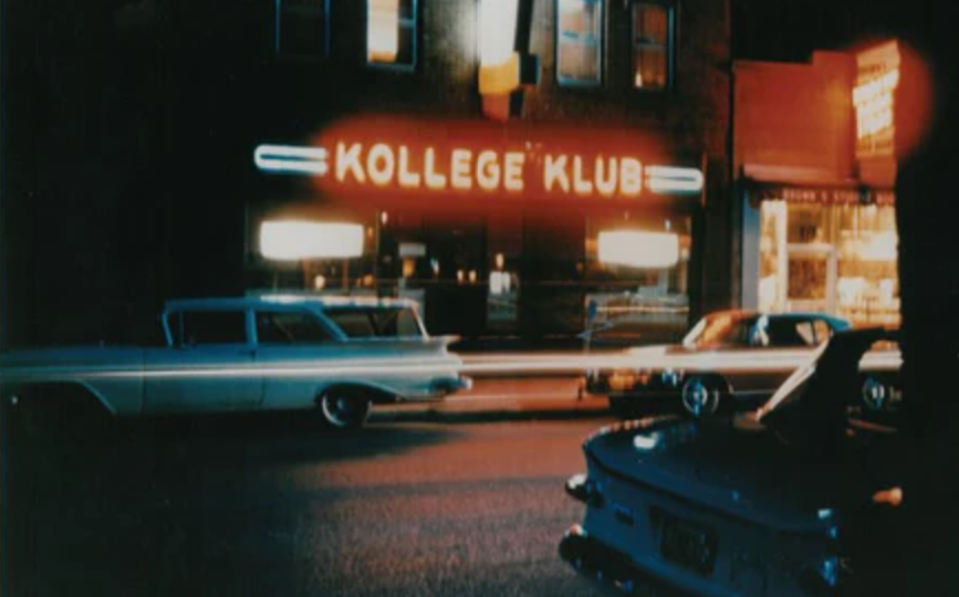 The Kollege Klub exterior at night