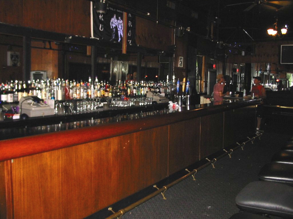 Interior of the bar, 2009.