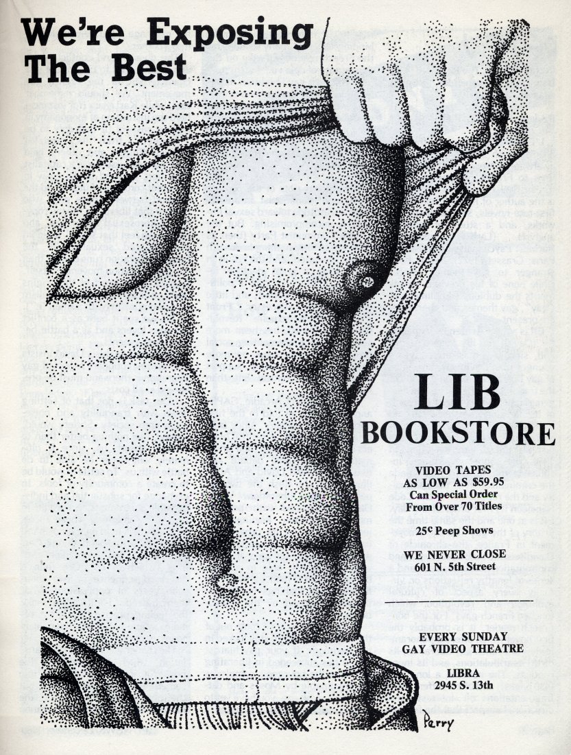Article: Five men arrested at bookstore, Sept. 1979 / GPU News, vol. 8 no. 12, pg. 15 /