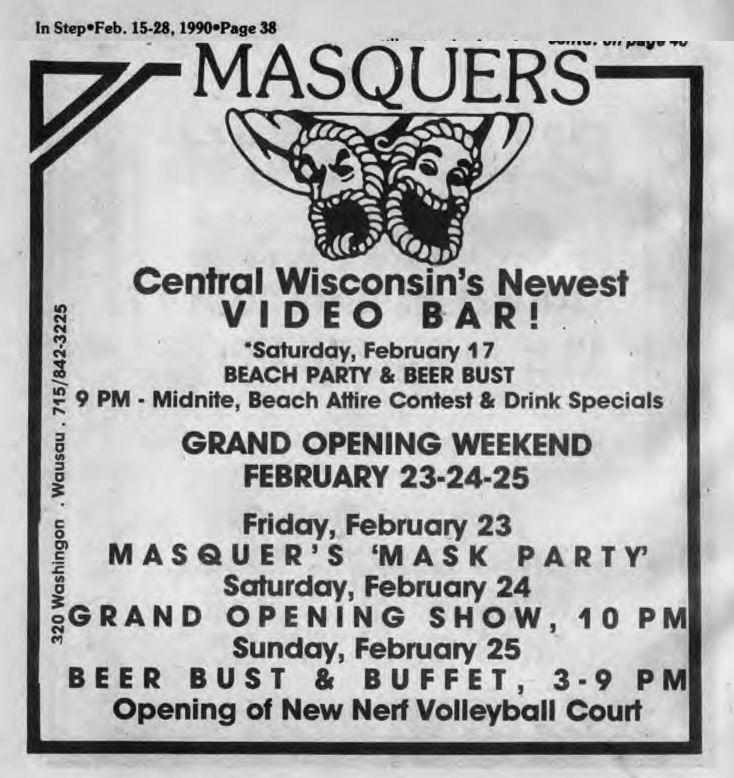 Ad: St. Pat's Weekend, / Mr/Miss/Ms Masquers Contest / (InStep vol. 7-05, March 1990) / /