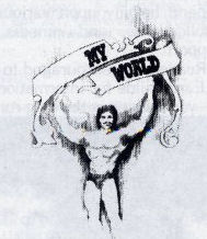 Photo: Bartenders at 'My World' / and view of bar interior / (Escape, volume 5-07, April 1982)