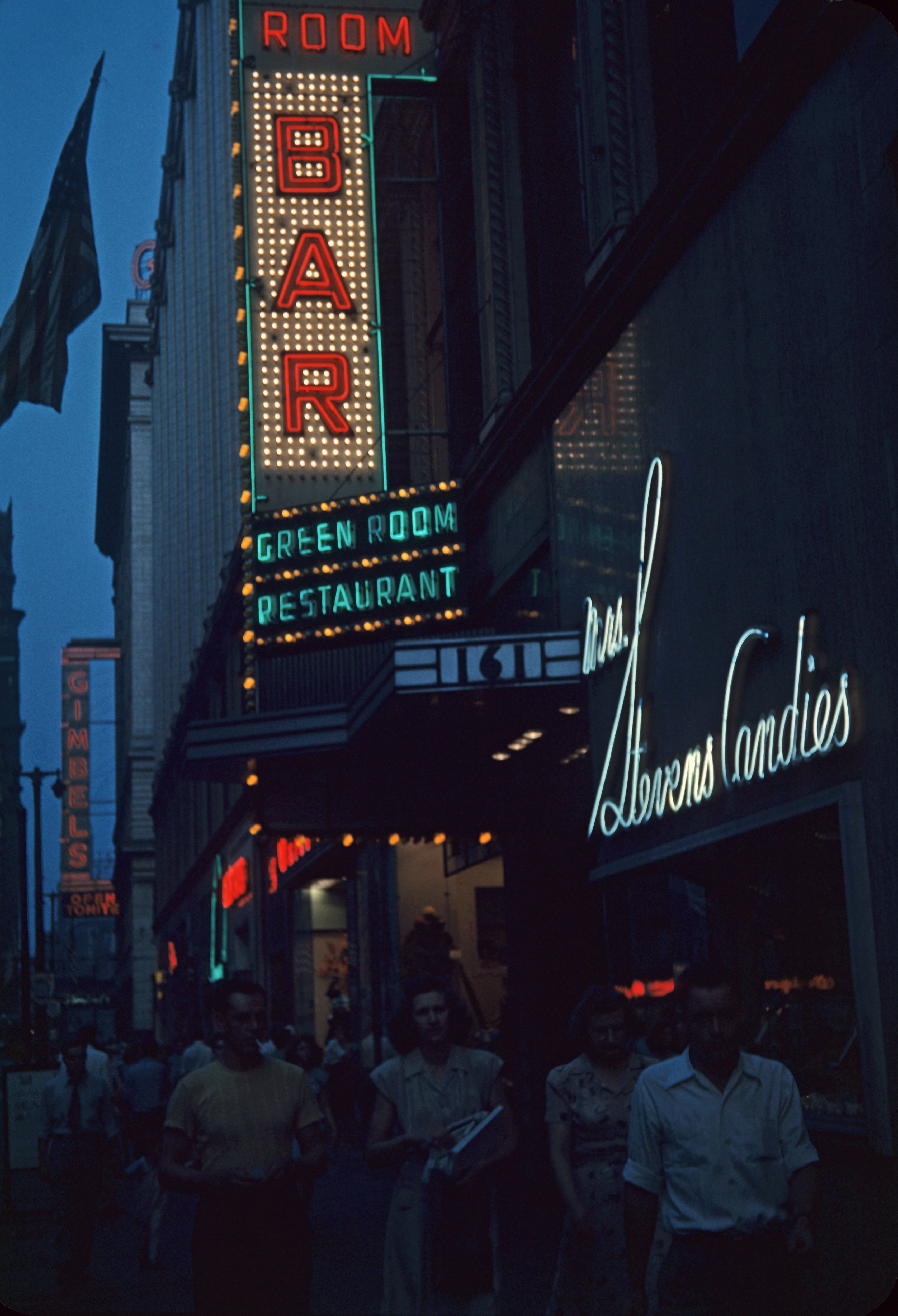 Streetscape including the bar, date unknown.