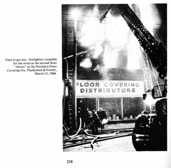 The 1964 fire that destroyed the building