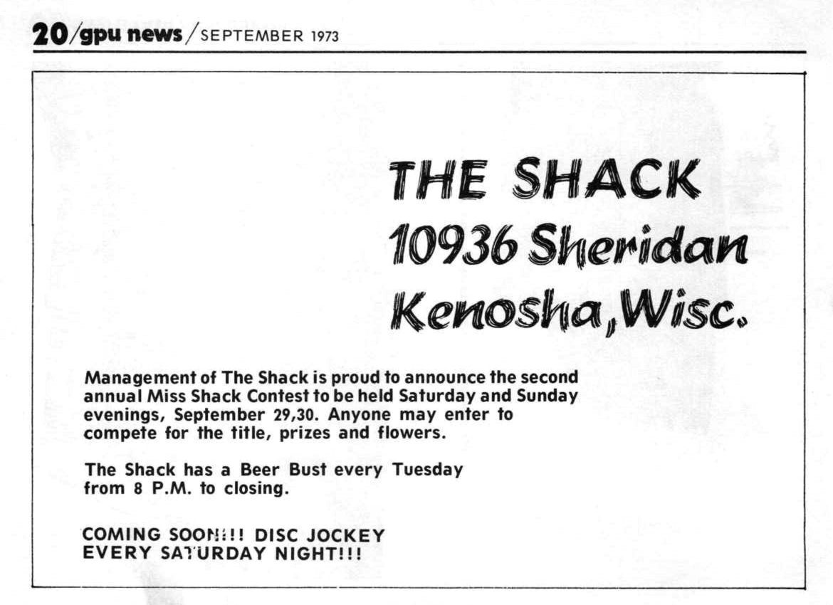 Advertisement / (GPU News, Sept. 1973) / /
