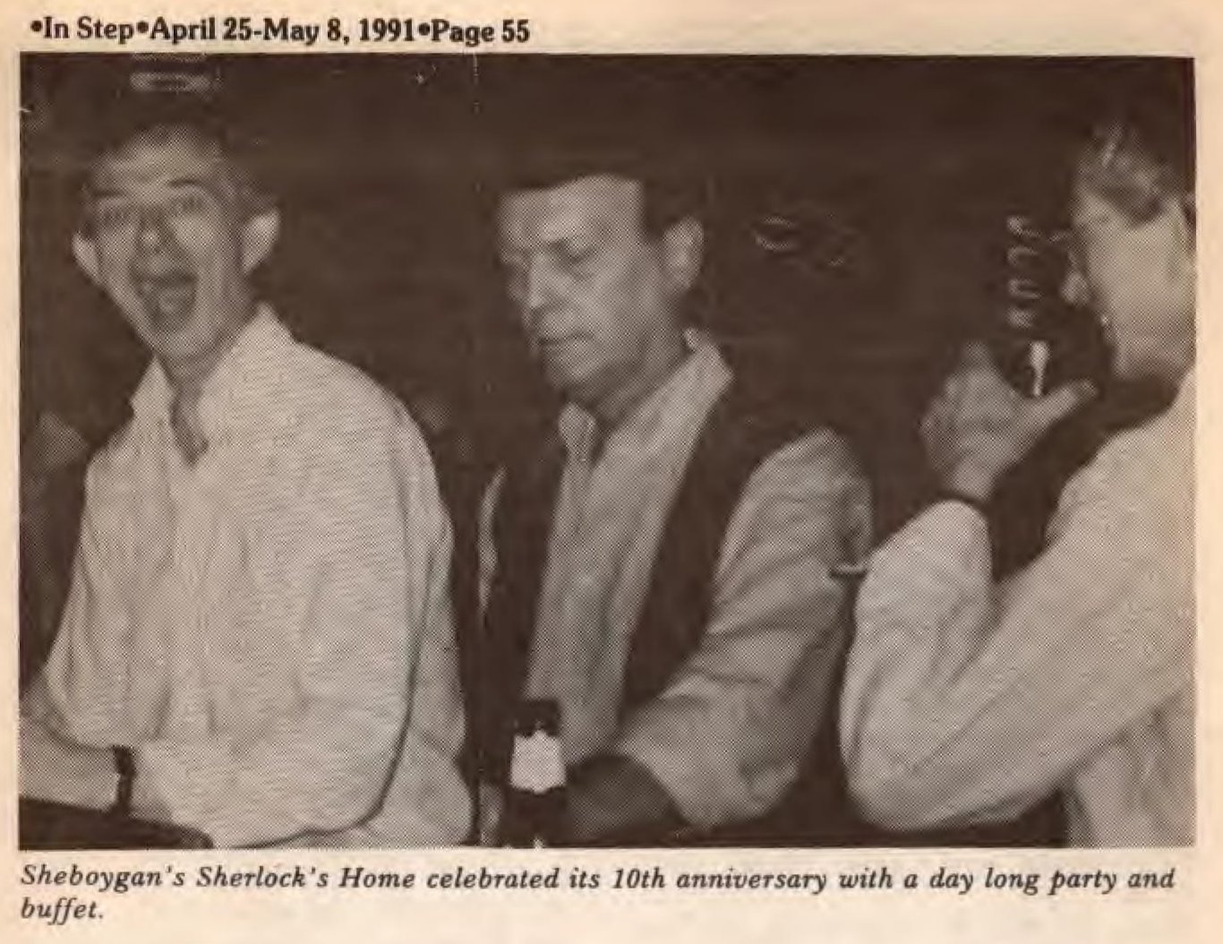 Photo from its 10th Anniversary celebration / (In Step vol 8, issue 8, April 1991) / /