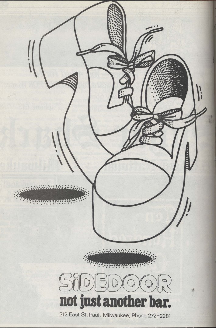 Advertisement, July 1976.