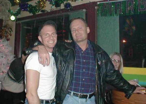 Owner Craig with a bartender.