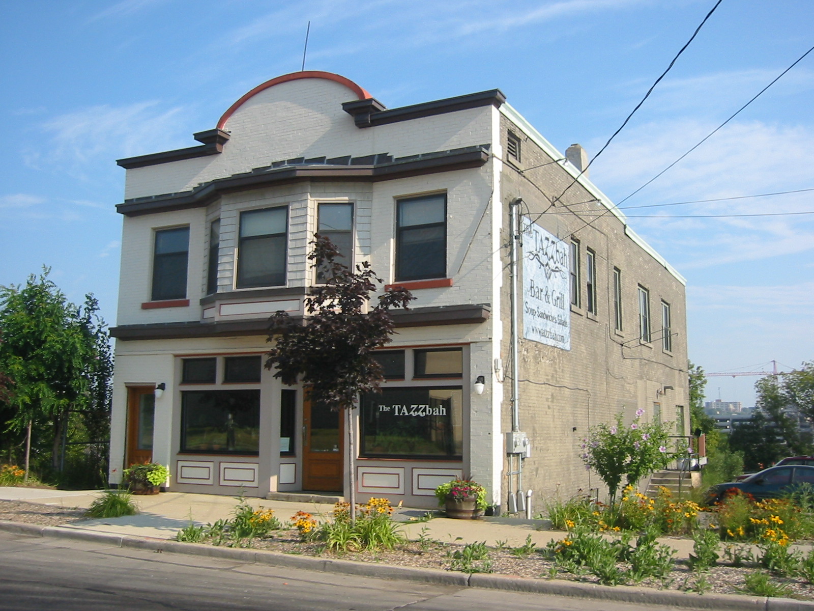 Front of the bar, August 2007.