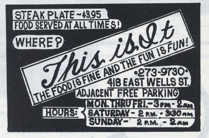 Advertisement, September 1972.