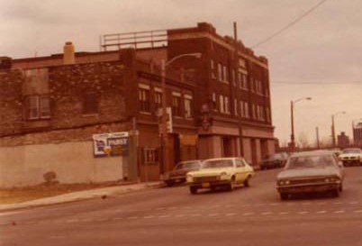 The only known photo of the building, likely mid-1960s.