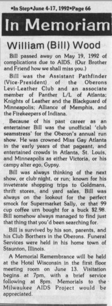 In Memoriam, June 1992 In Step