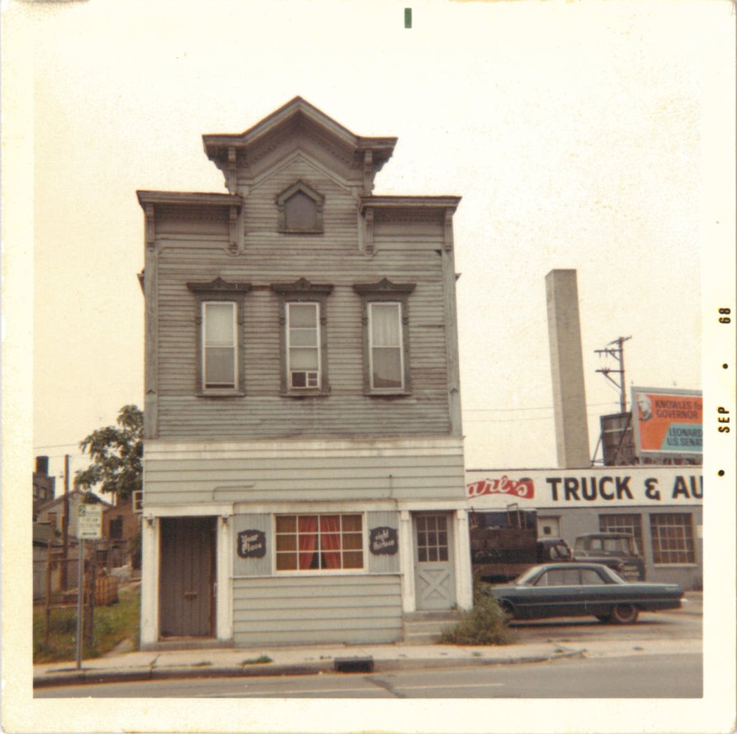 Exterior of the bar, 1968